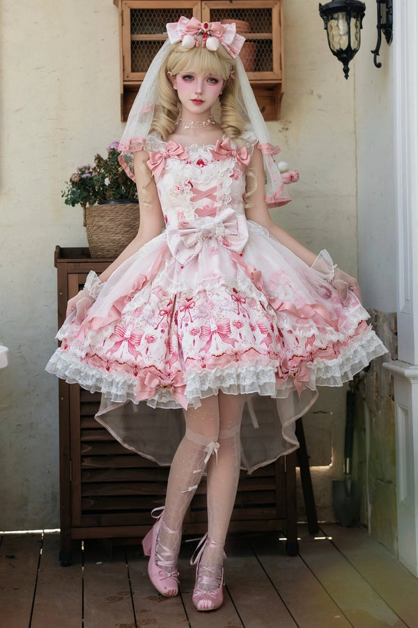 Strawberry Bunny JSK Strap Dress