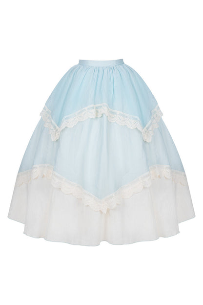 Twin Camisole And Irregular Hem Skirt Set-Up