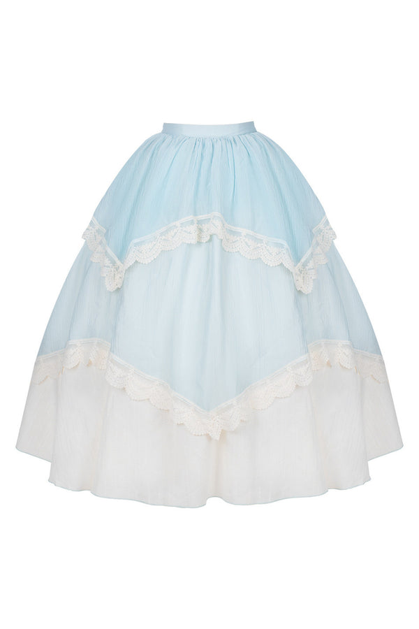 Twin Camisole And Irregular Hem Skirt Set-Up