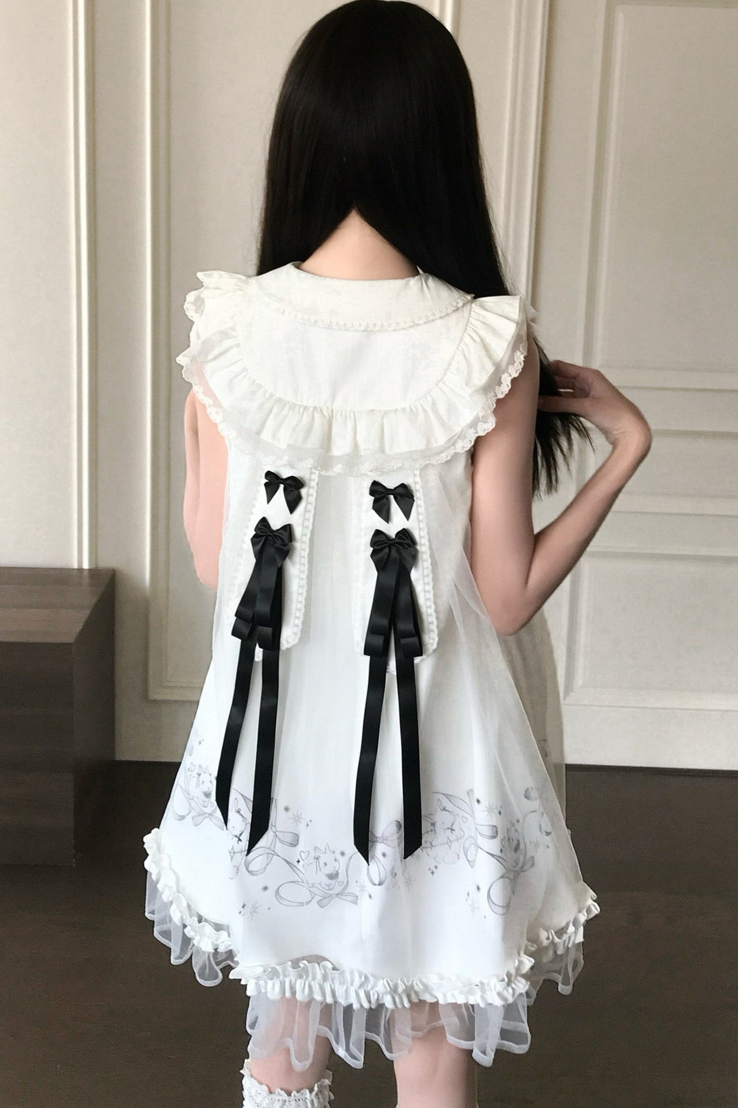 月うさぎプリンセスドールワンピース