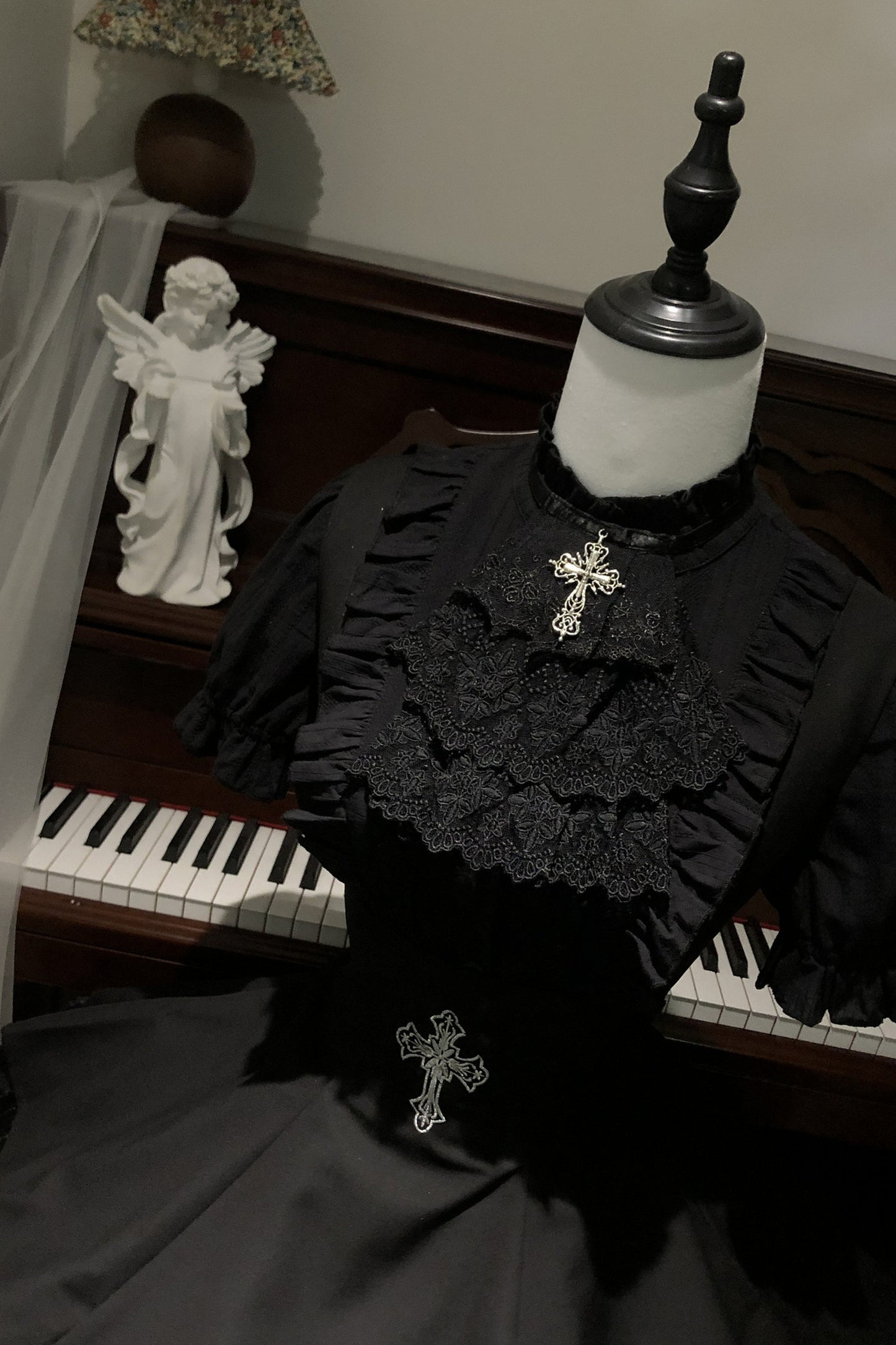 Dark Flame Princess Gothic Lolita Separates Dress Set