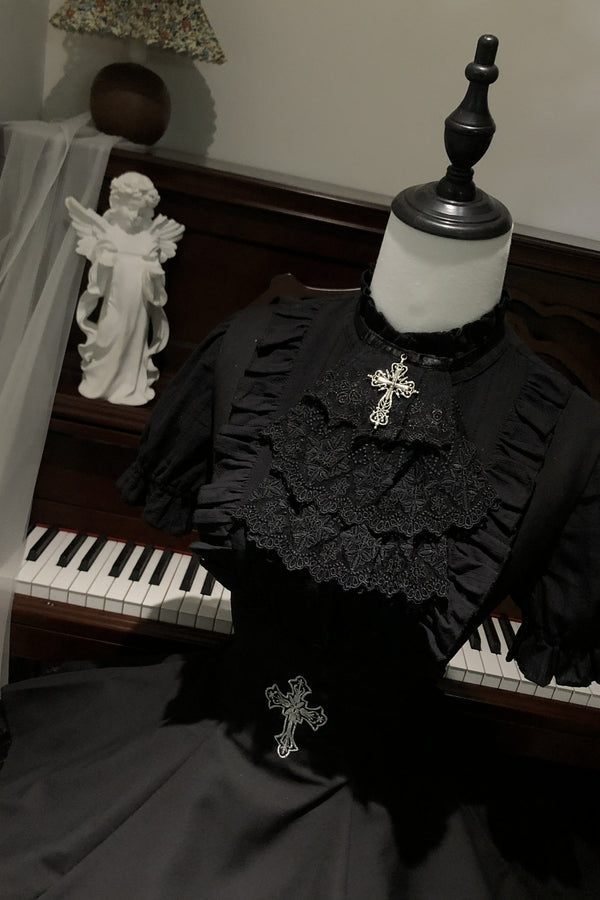 Dark Flame Princess Gothic Lolita Separates Dress Set