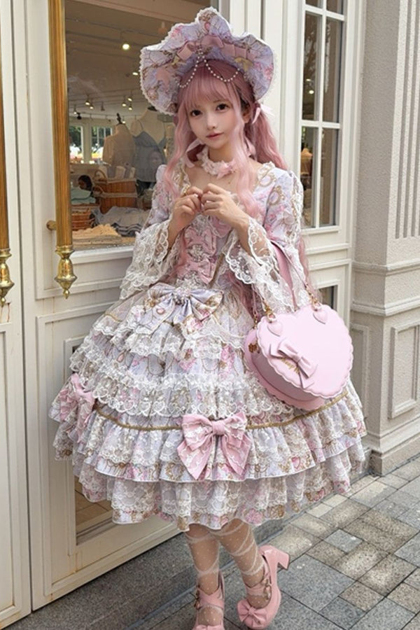 Long-Sleeved Candlestick Dress