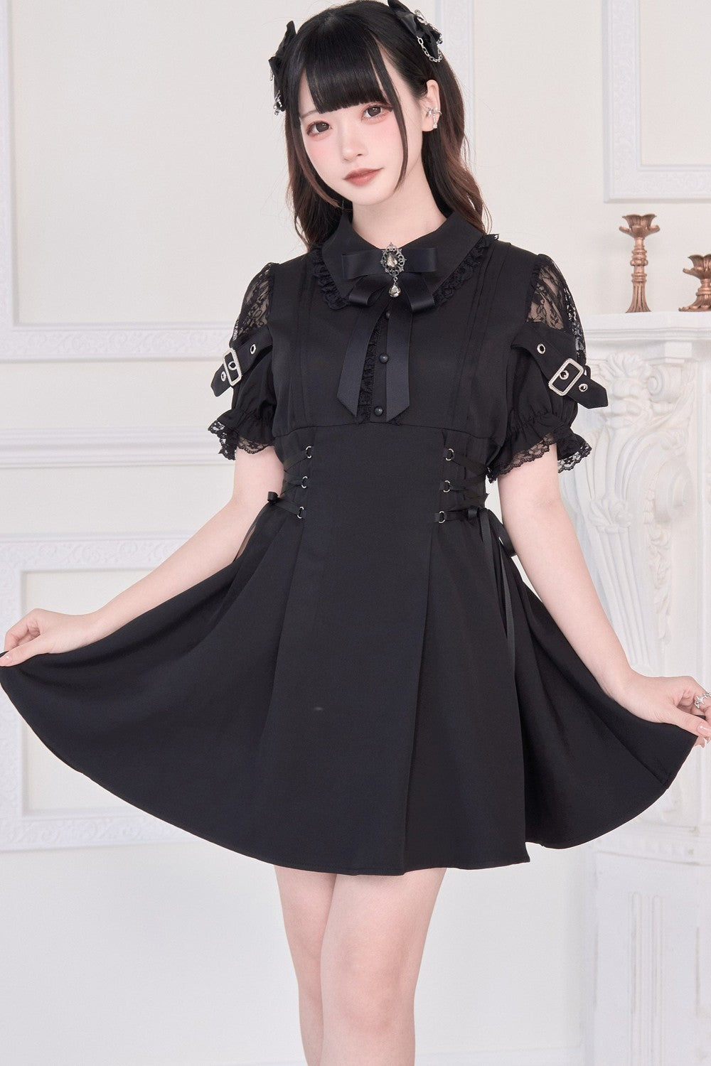 Robe gothique poupée style jirai