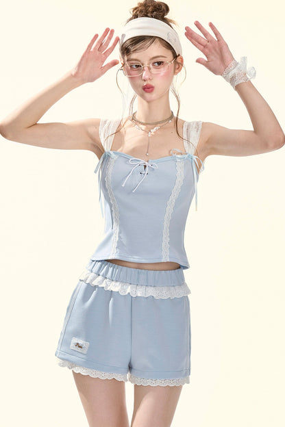 French Girly Baby Blue Set