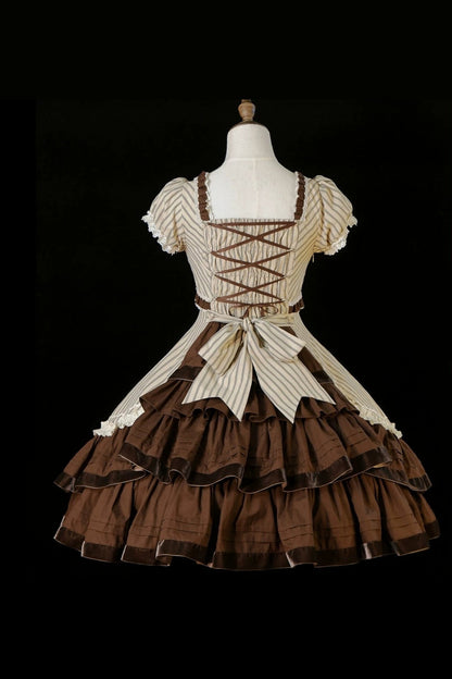 Robe lolita style poupée victorienne