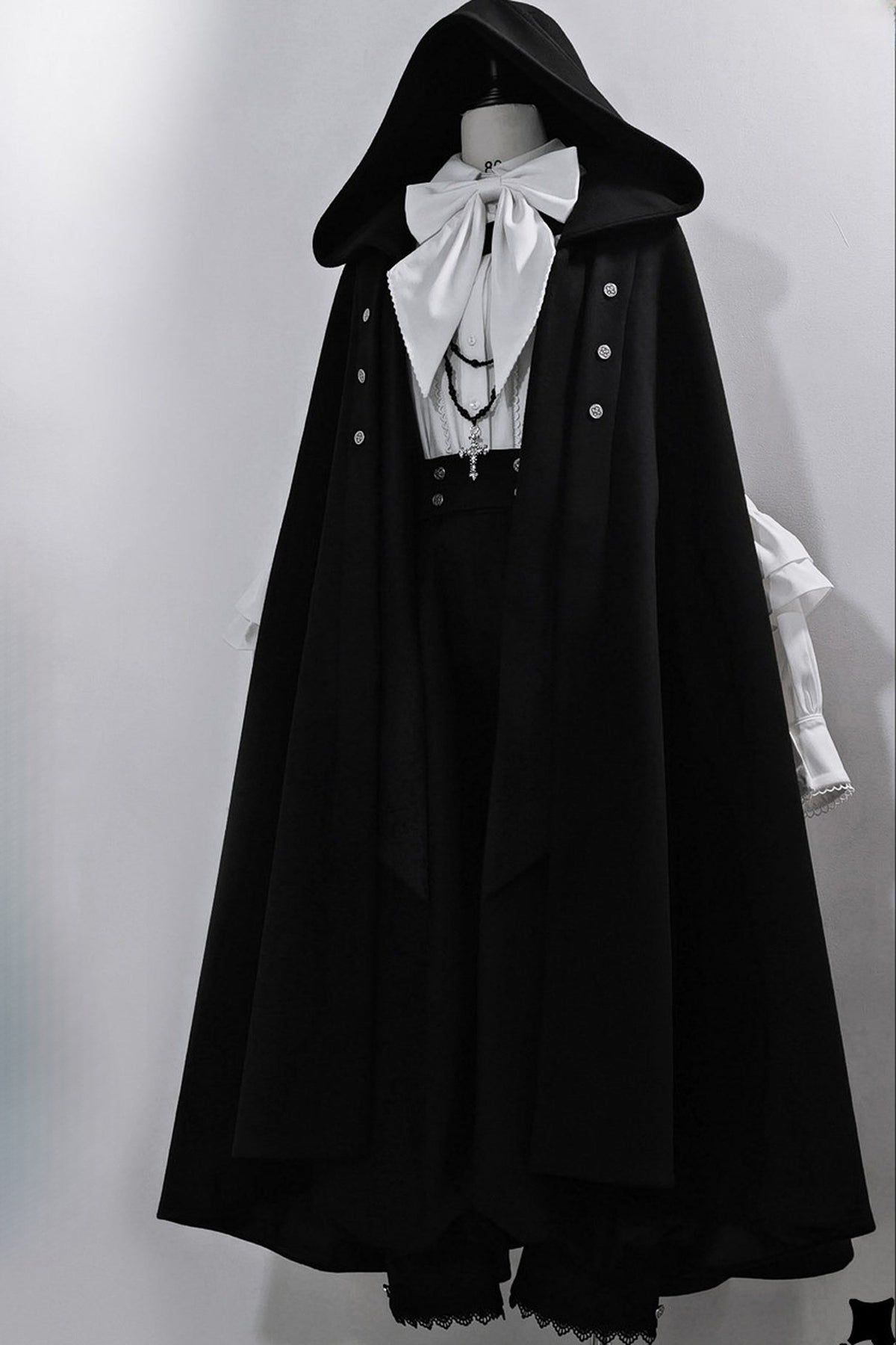 Elegant Oversized Cape Shirt and Trousers Set-Up