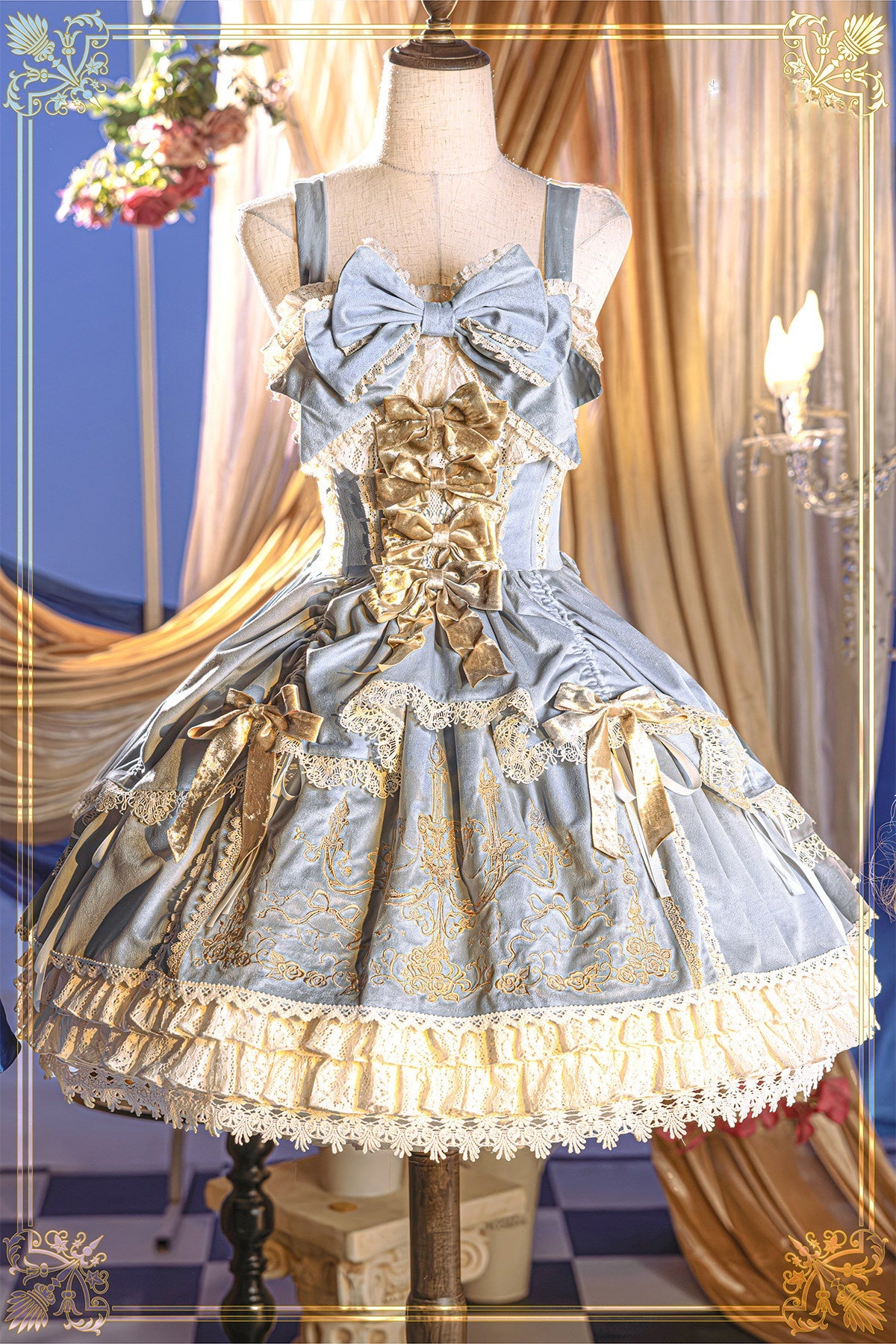 Completo da abito Lolita Thorn Rose