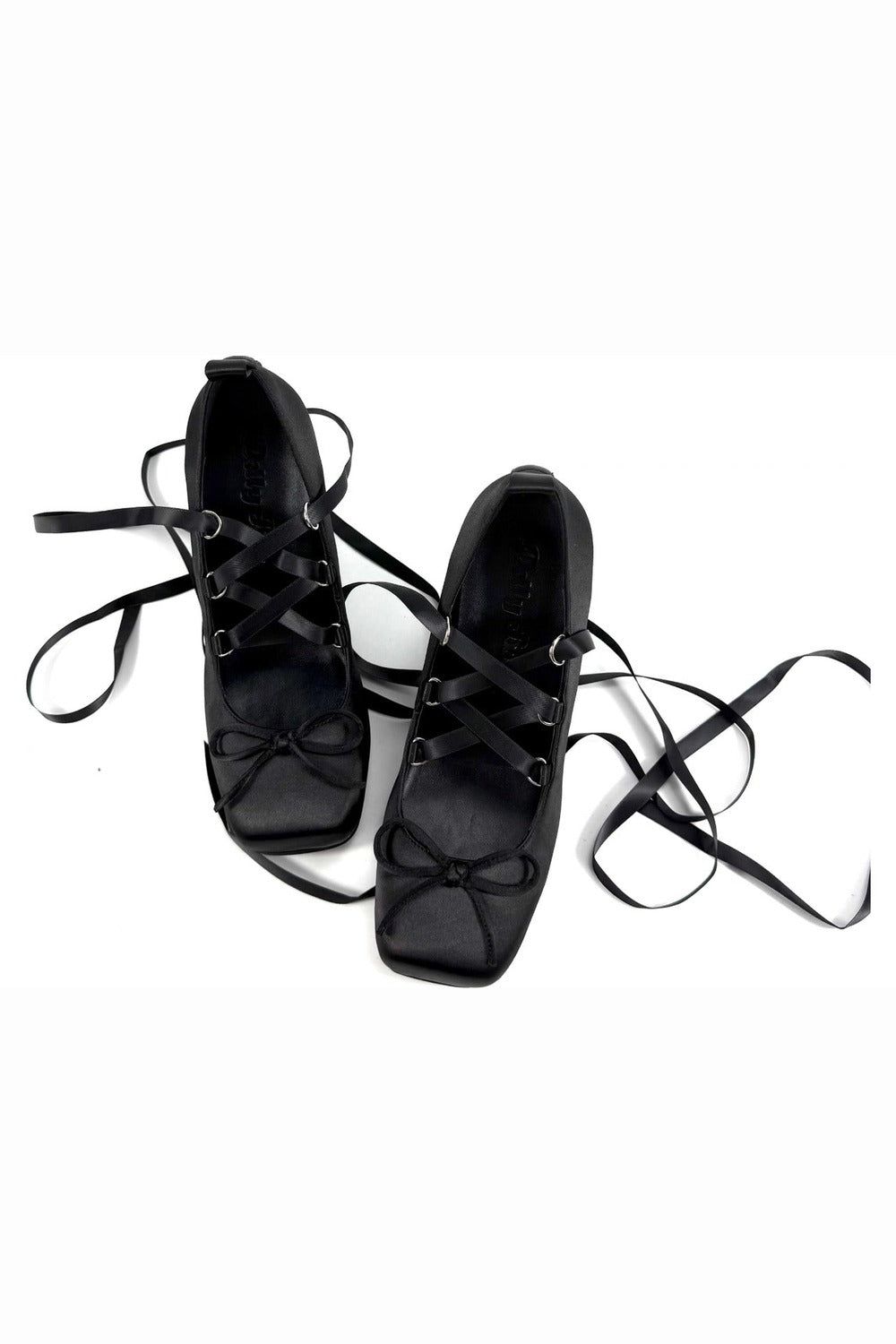 Dark Lace-Up Vampire Heels