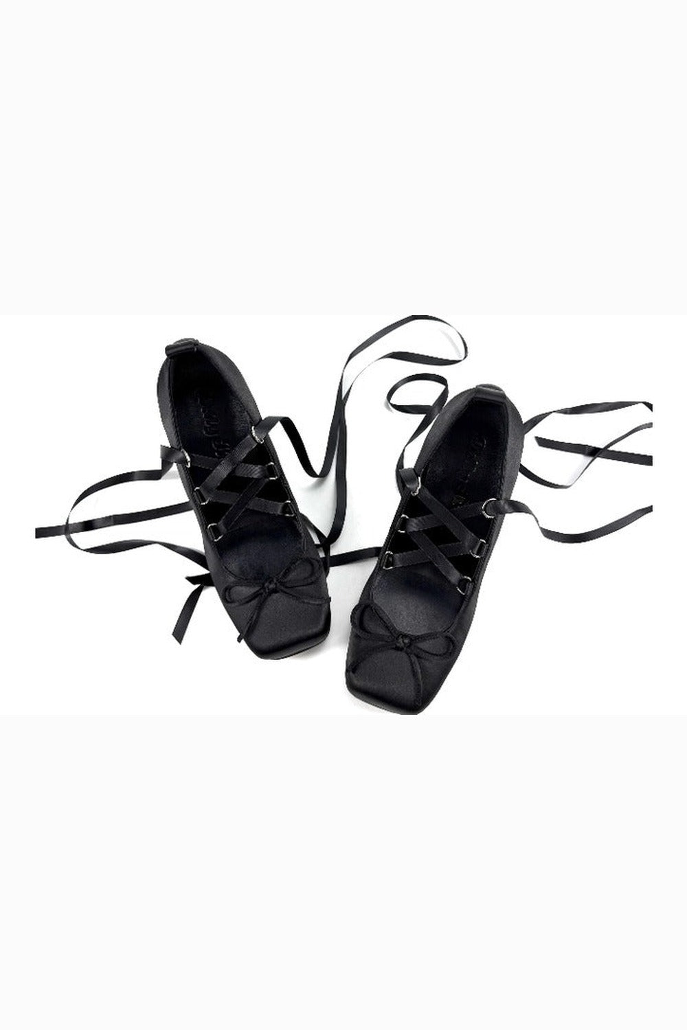 Dark Lace-Up Vampire Heels