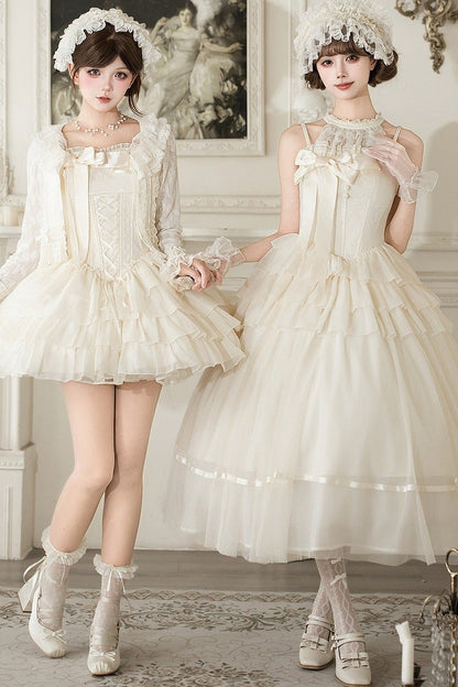 コルセットプリンセスロリータドレス+アクセサリー