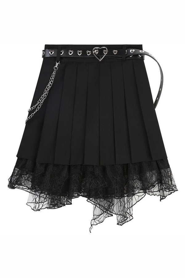Dark Subculture Butterfly Sweatshirt + Skirt