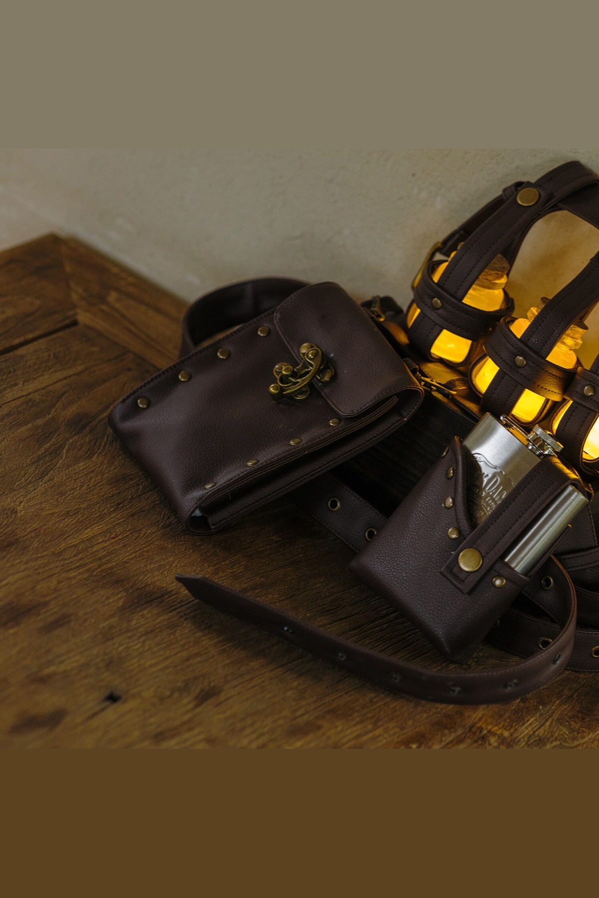 Steampunk Multi-Layer Waist Bag