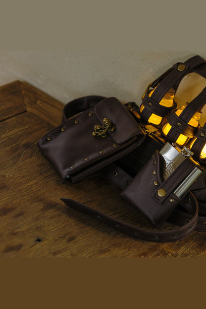 Steampunk Multi-Layer Waist Bag