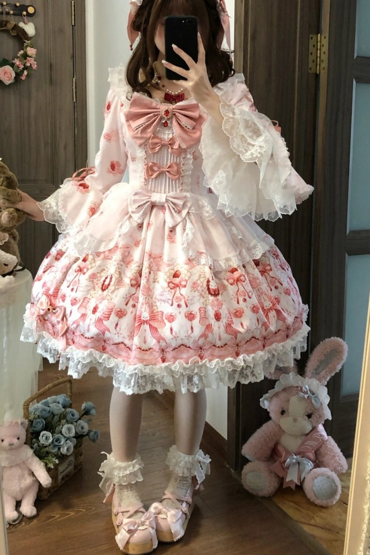 Strawberry Cupid Bunny Lolita-Accessoire