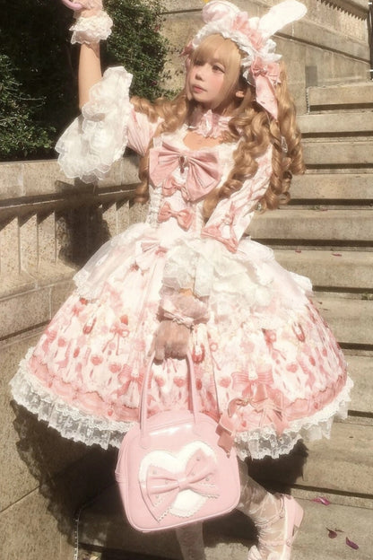 Strawberry Cupid Bunny Lolita-Accessoire