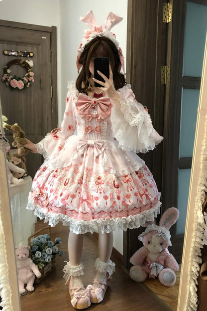 Strawberry Bunny JSK Strap Dress