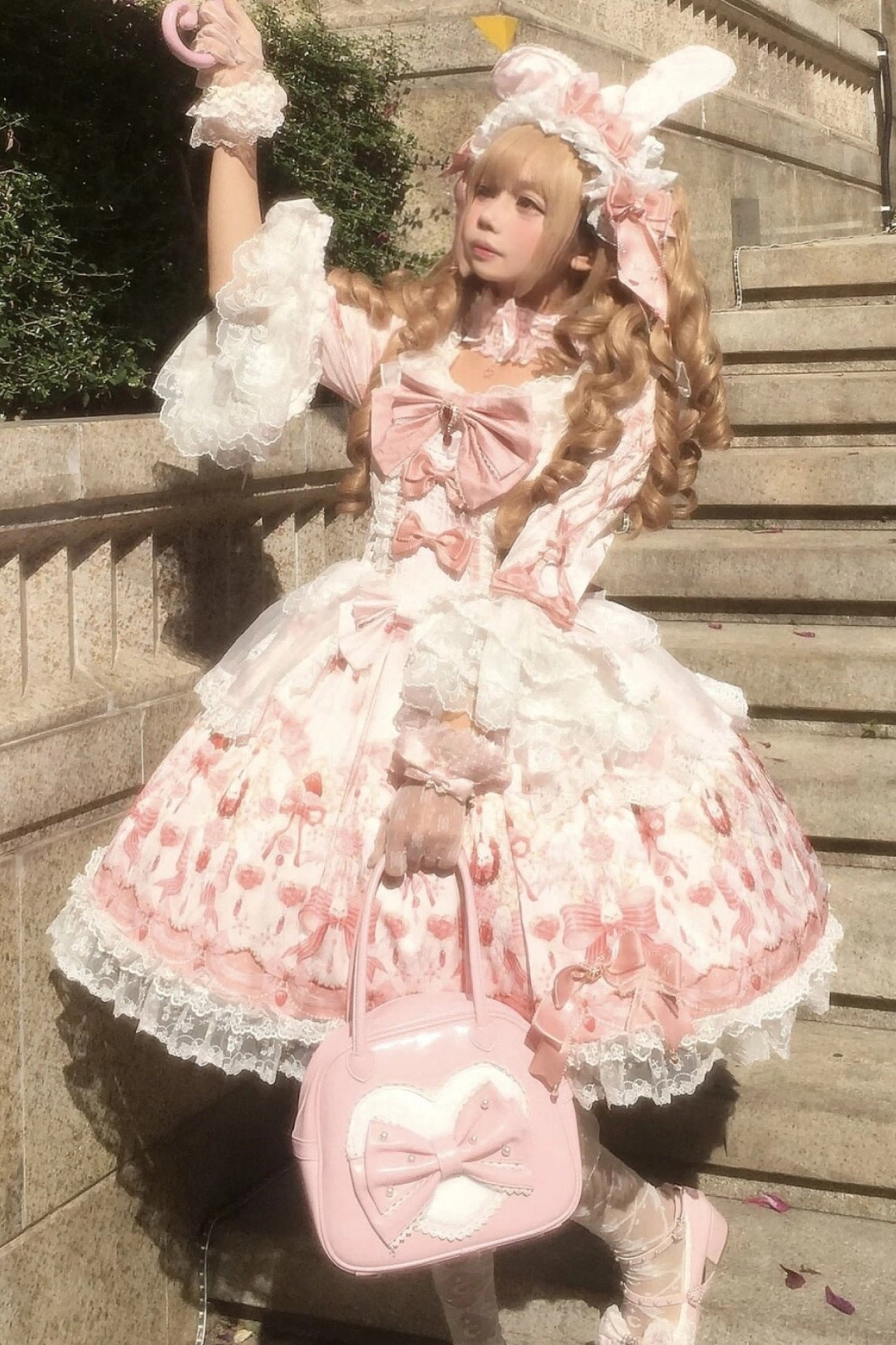 Strawberry Bunny JSK Strap Dress