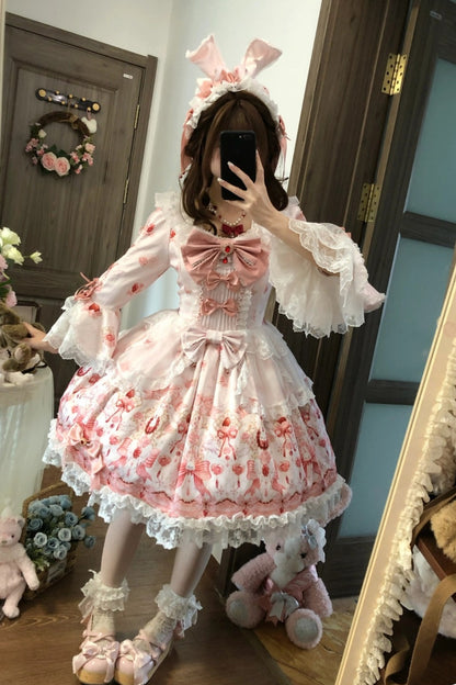 Strawberry Bunny JSK Strap Dress