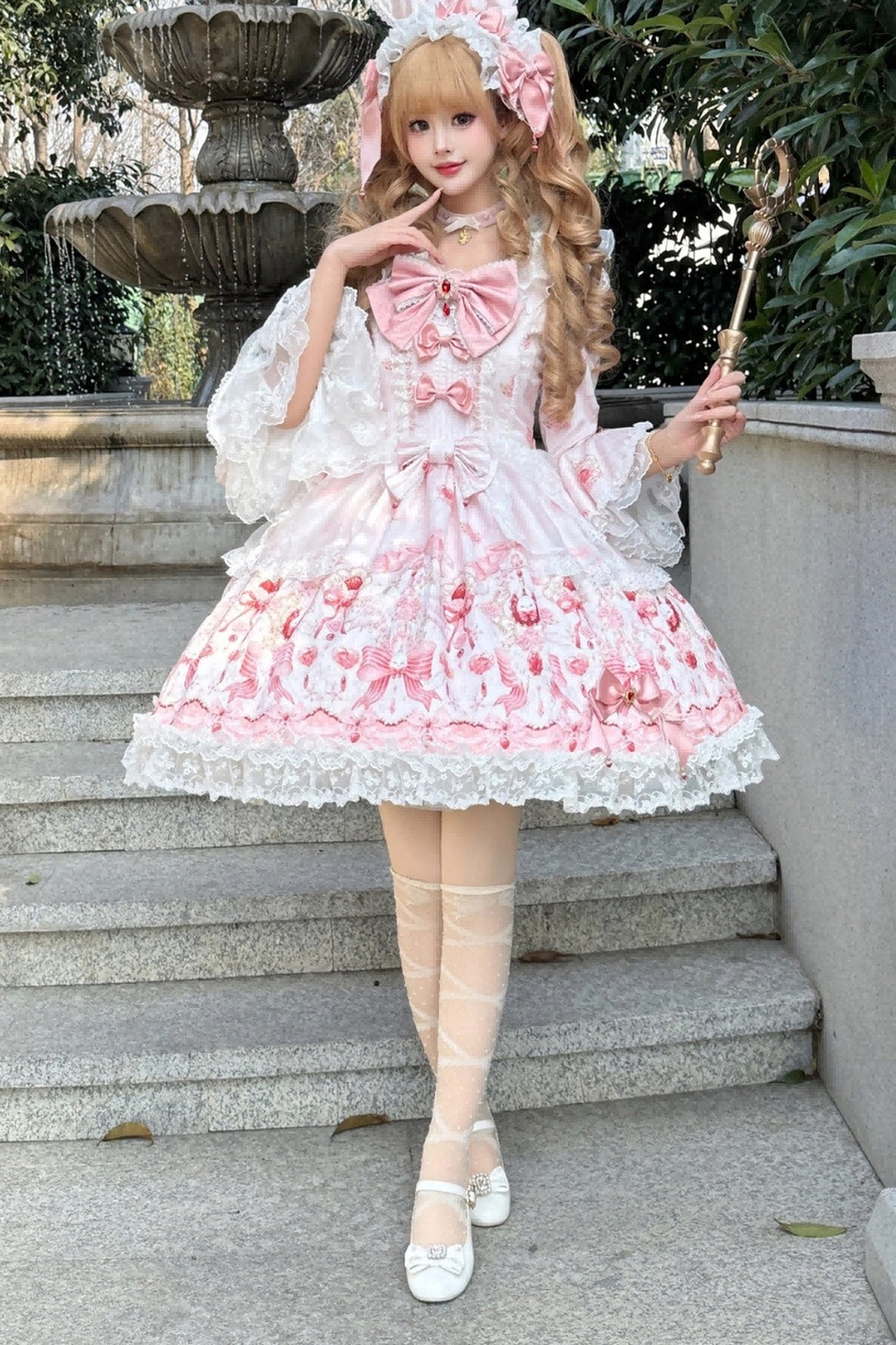 Strawberry Bunny JSK Strap Dress