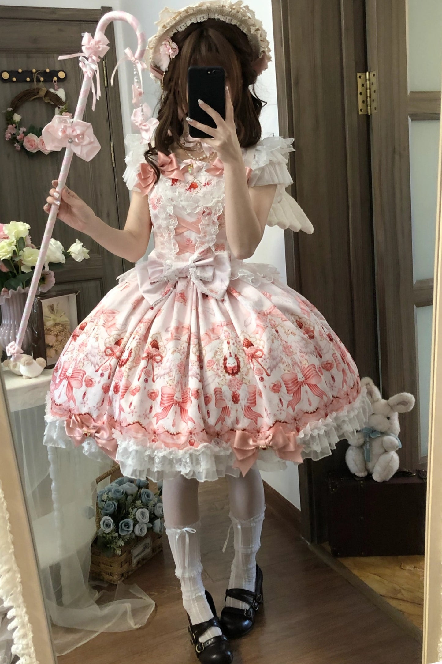 Strawberry Bunny JSK Strap Dress