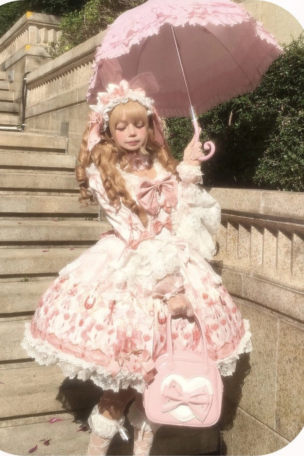 Strawberry Bunny JSK Strap Dress