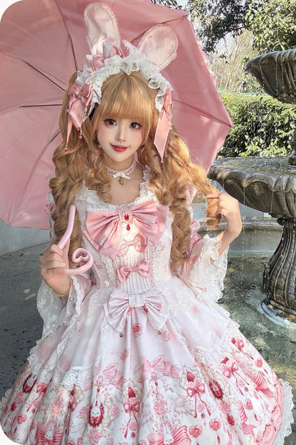 Strawberry Bunny JSK Strap Dress