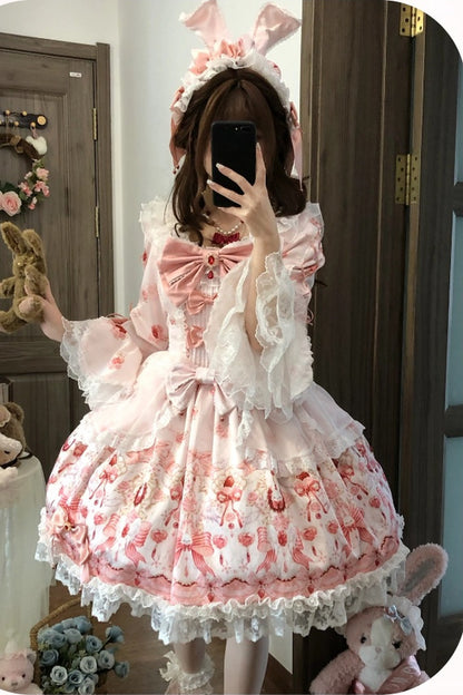 Strawberry Bunny JSK Strap Dress