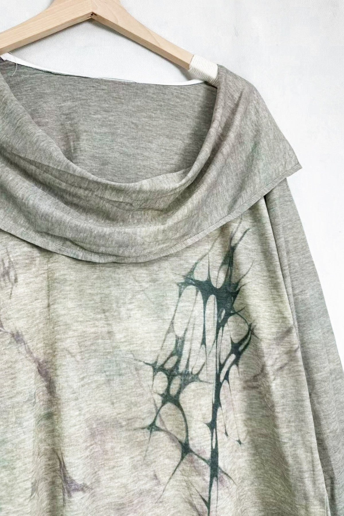 Lockerer Hoodie mit Vintage-Print