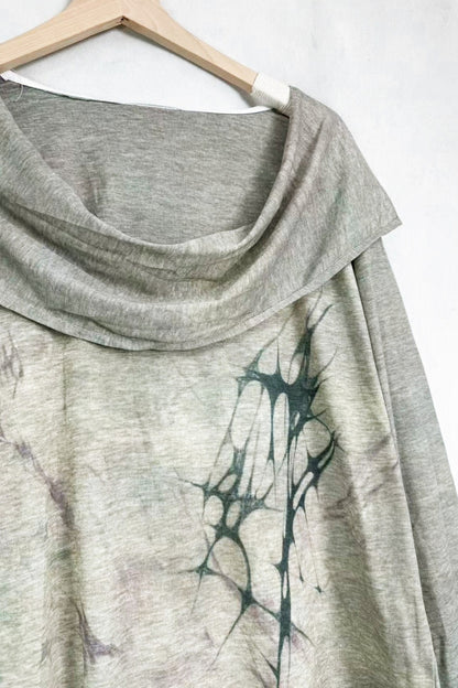 Lockerer Hoodie mit Vintage-Print