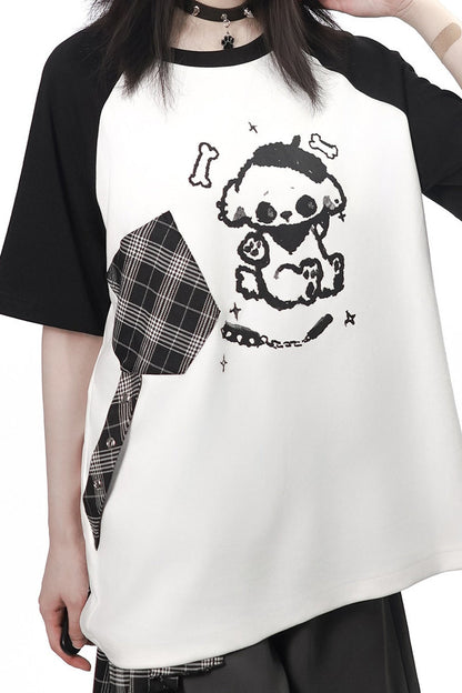 Rebellischer Akkord Raglan-Schal-Kurzarm-Hosen-Set
