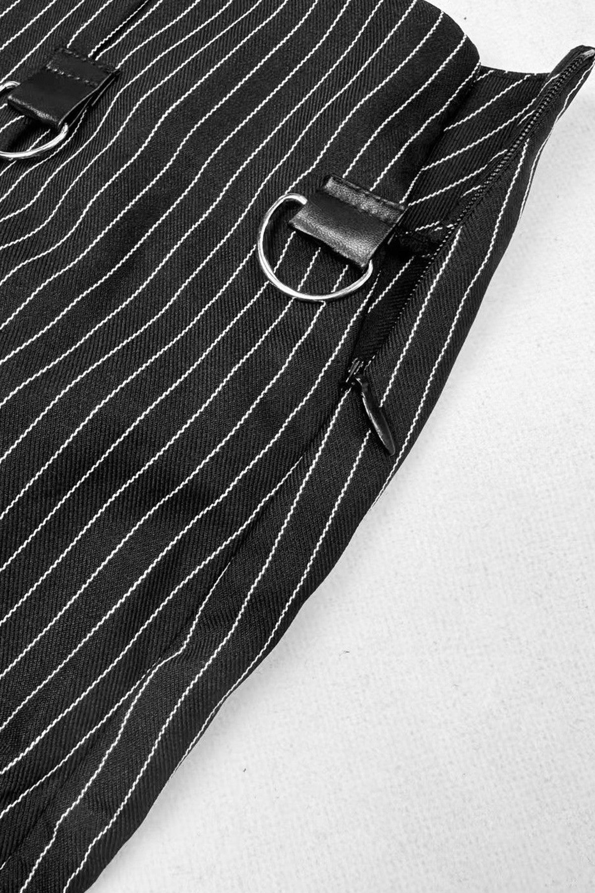 Striped Sleeveless Vest Dress Set