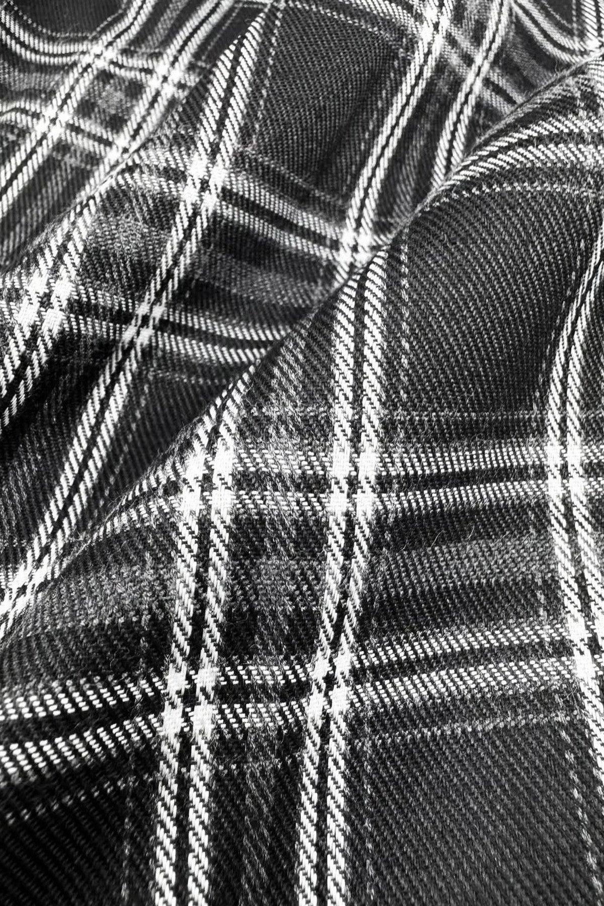 Asymmetrical Plaid Tiered Mini Skirt