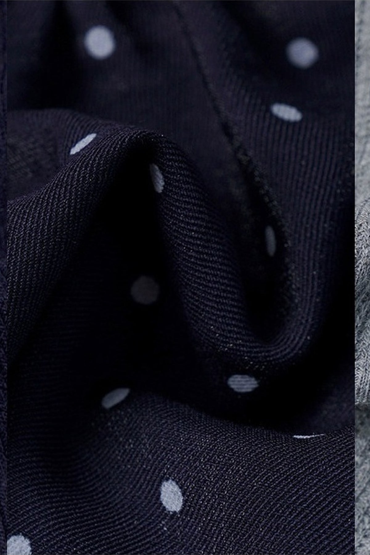 Polka Dot Waist-Cinching Layered-Look Top and Skirt Set-Up