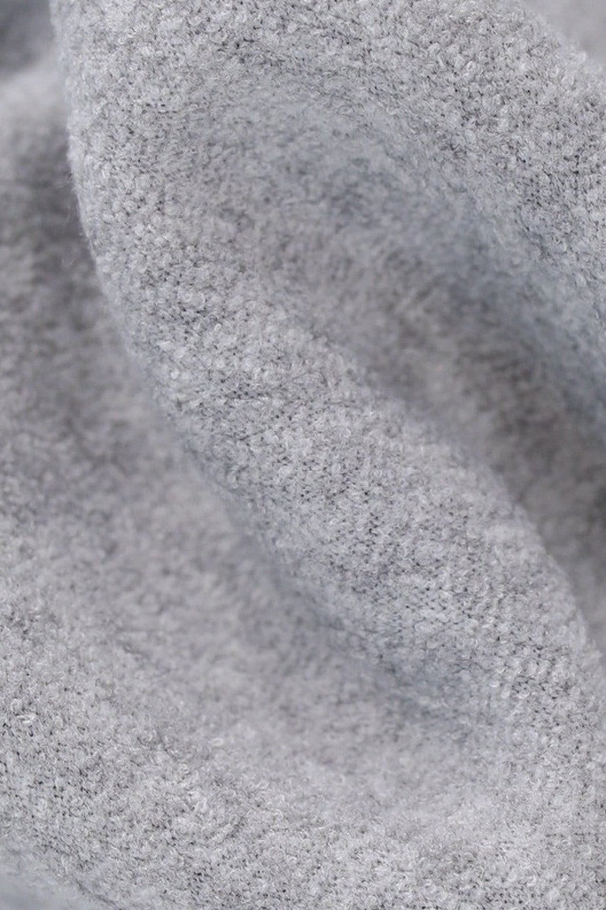 Gray Cardigan and Pleated Skirt Set-Up