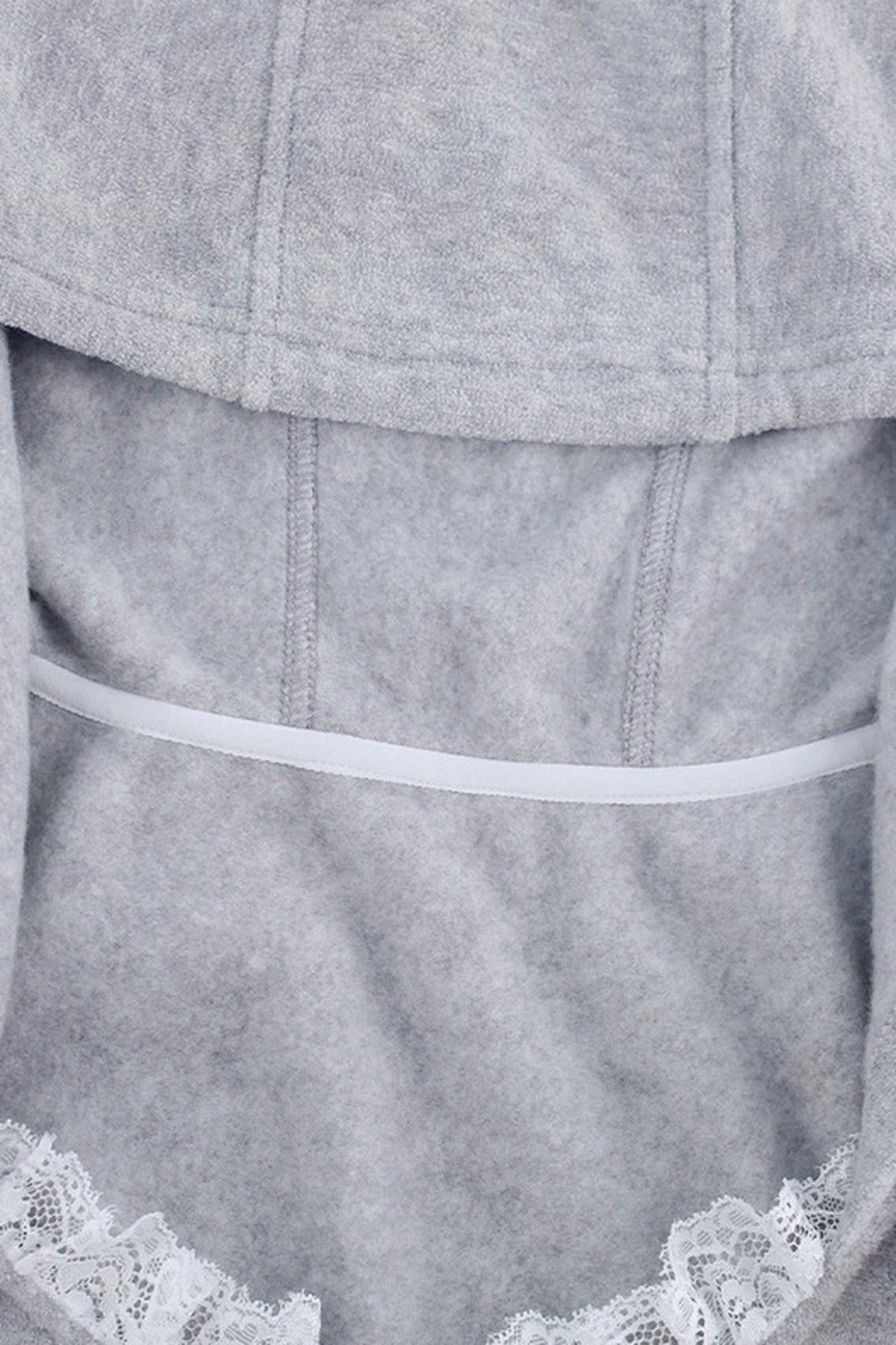Gray Cardigan and Pleated Skirt Set-Up