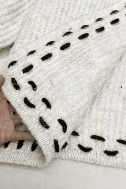 Cashmere Cotton Knit Cardigan