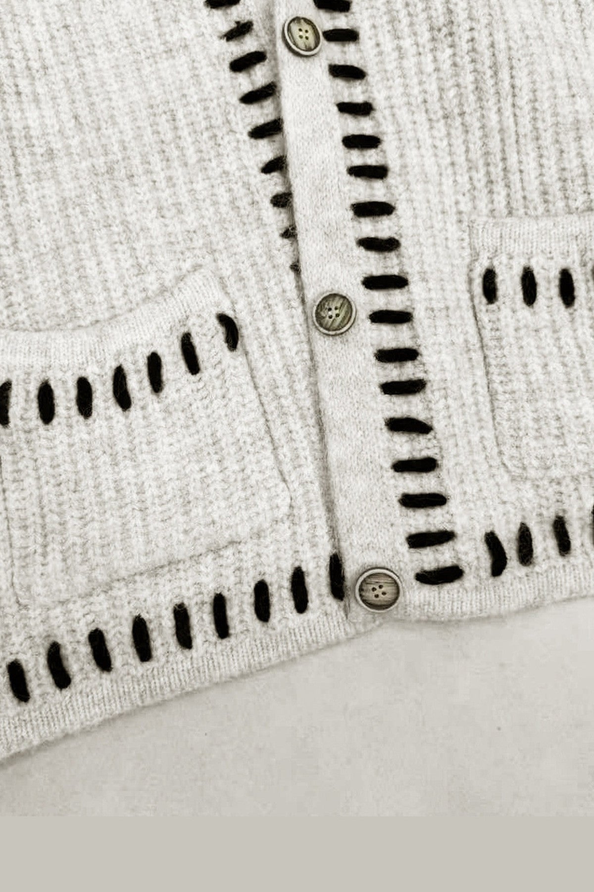 Cashmere Cotton Knit Cardigan