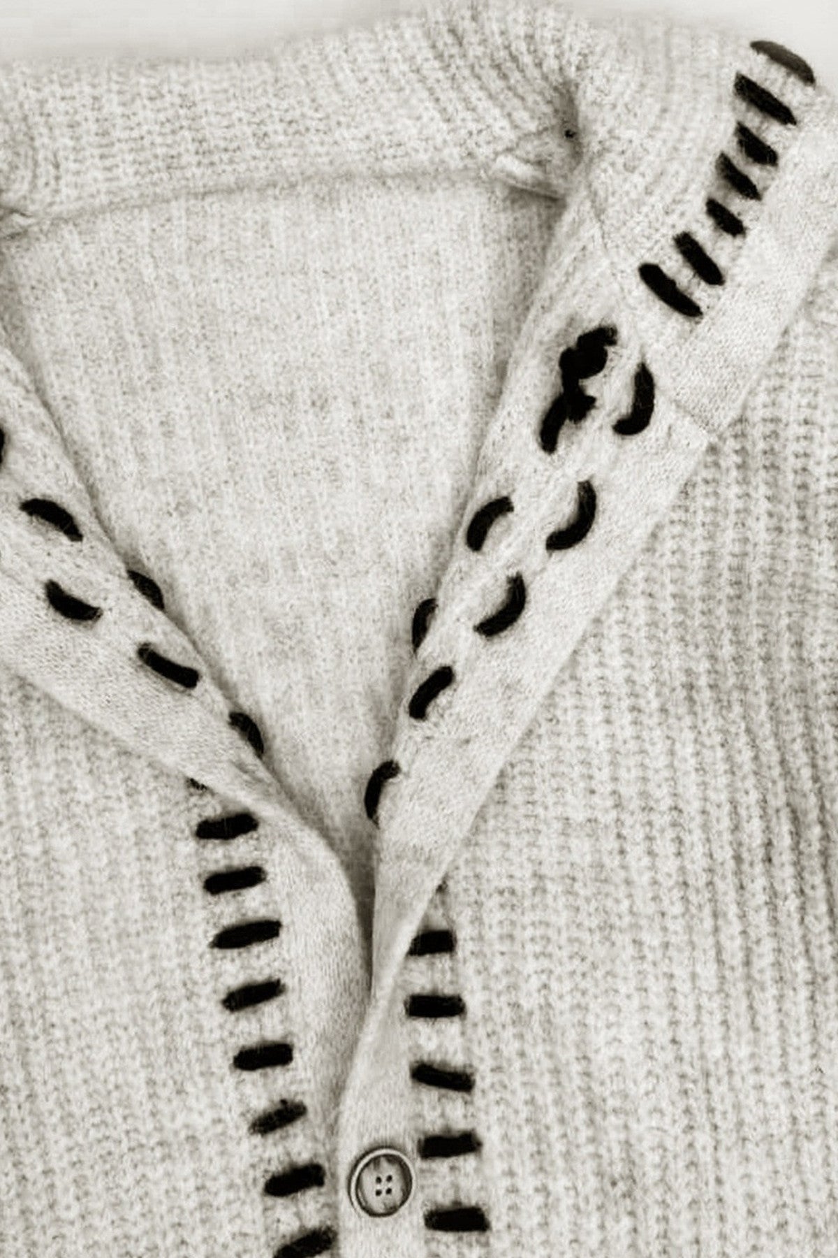Cashmere Cotton Knit Cardigan