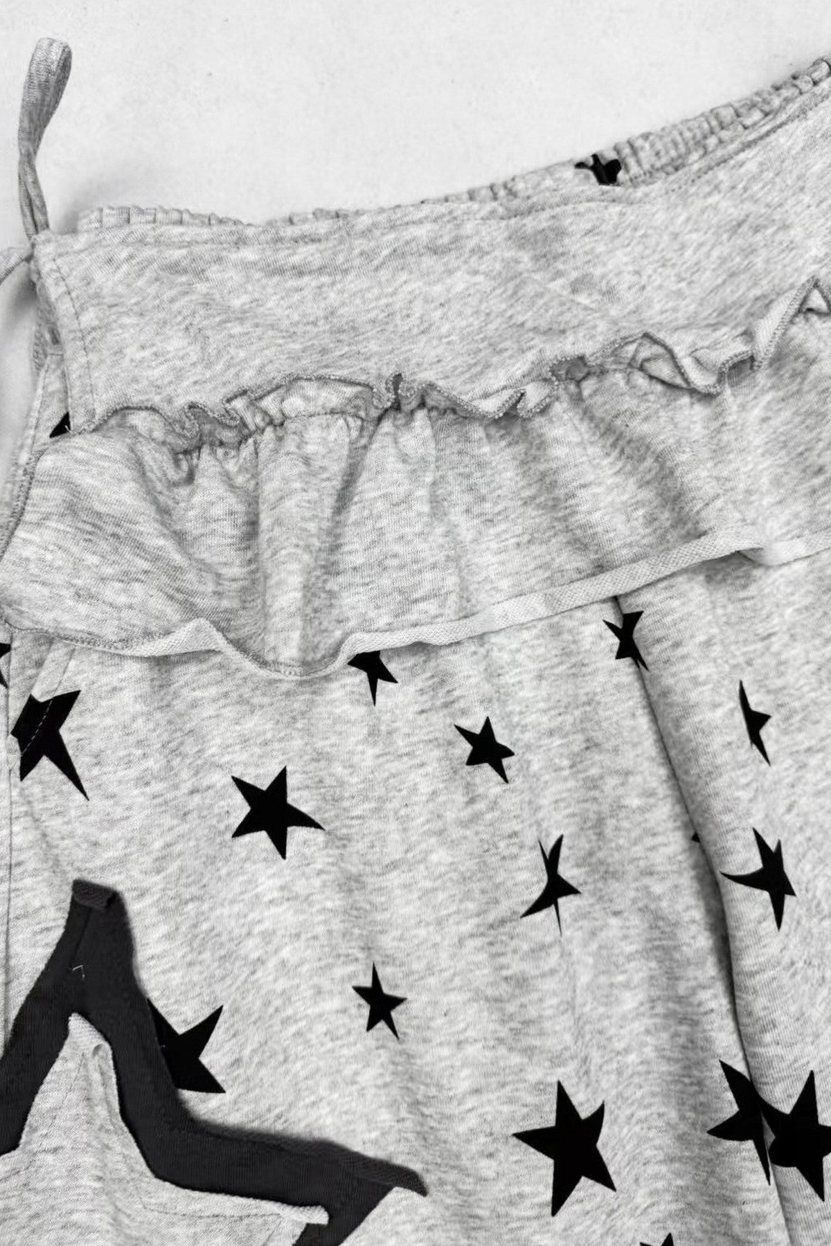 Star Print Wide Leg Pants