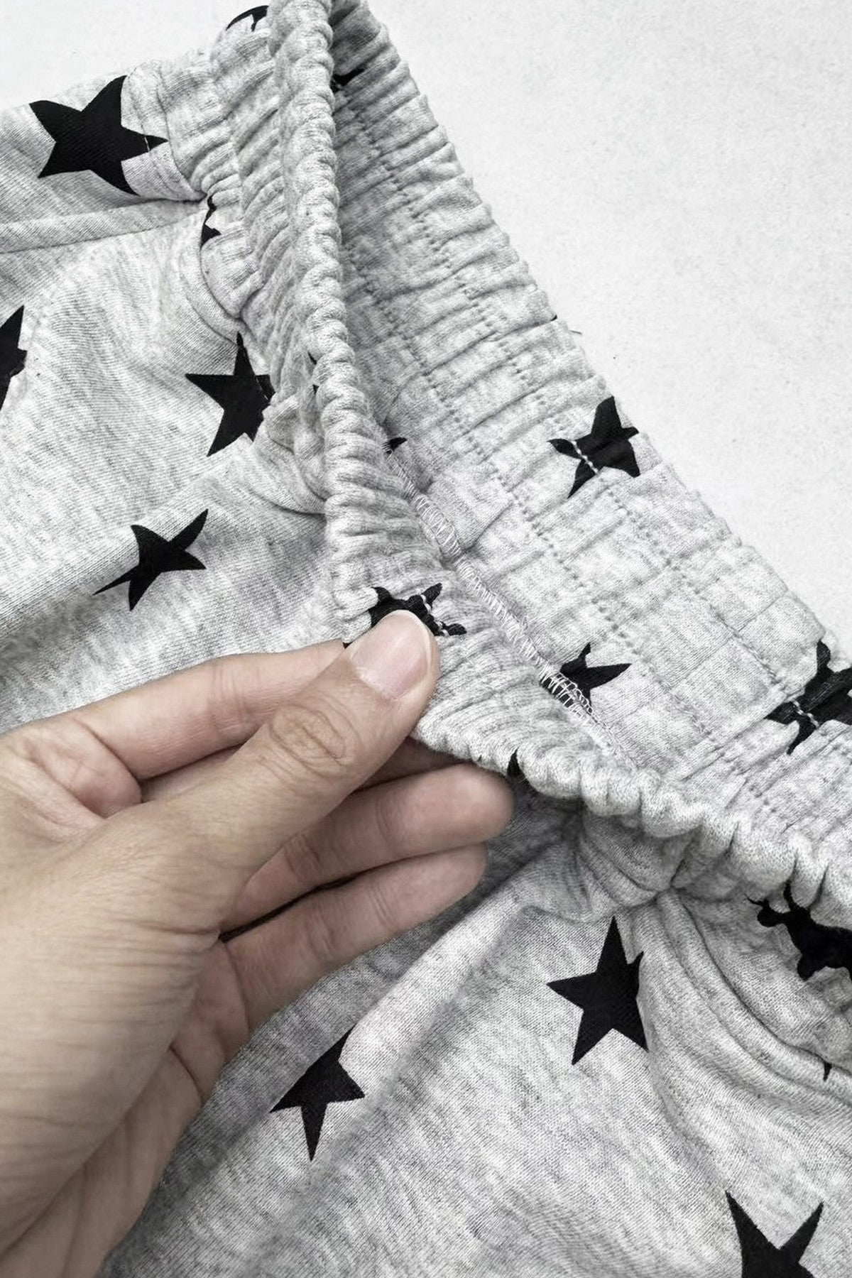 Star Print Wide Leg Pants
