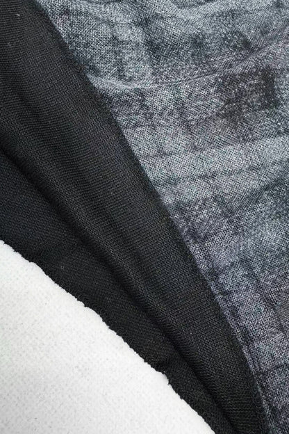 Tee-shirt épaules dénudées tie-dye avec croix en strass
