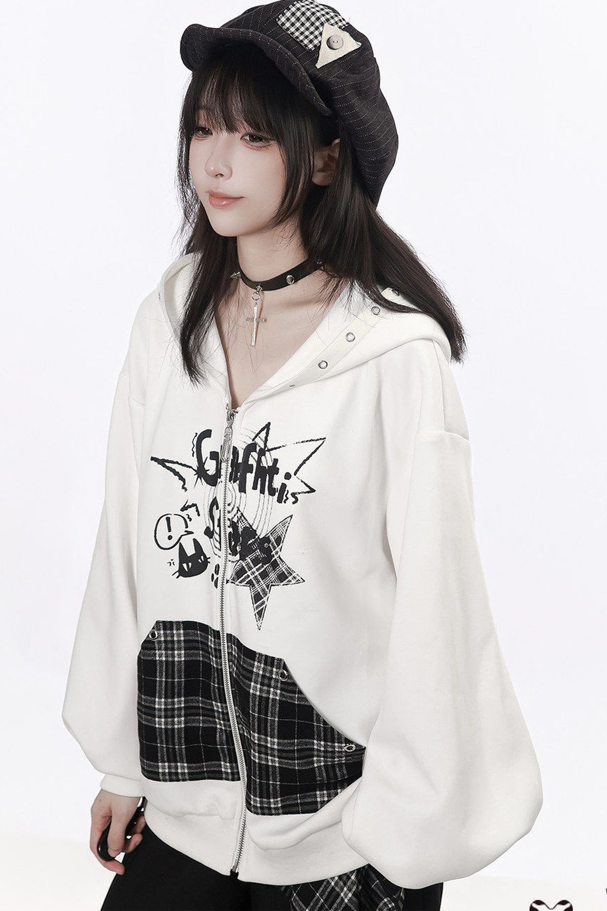 Plaid Shawl Jacket Set-Up
