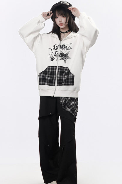 Plaid Shawl Jacket Set-Up