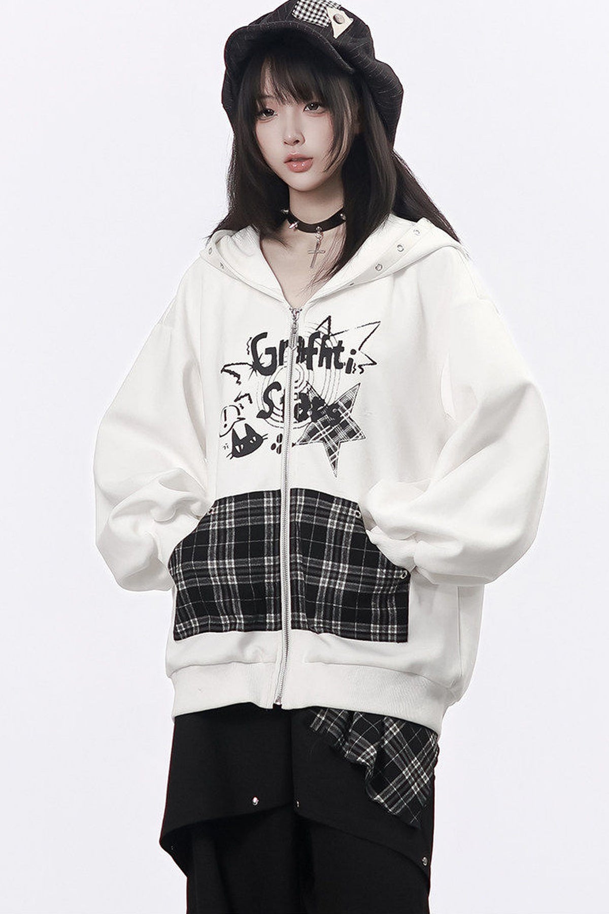 Plaid Shawl Jacket Set-Up