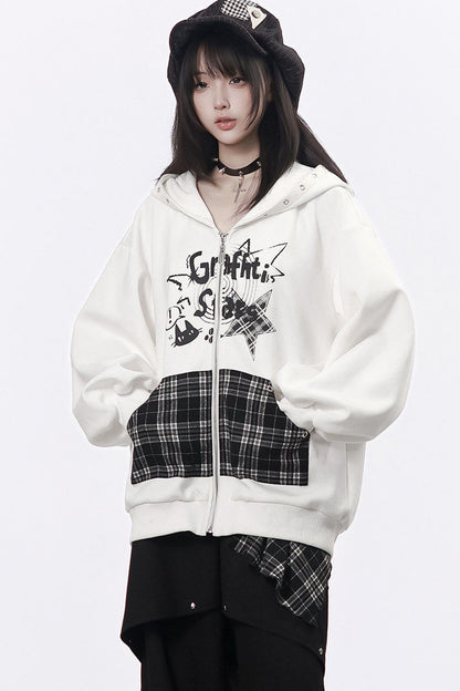 Plaid Shawl Jacket Set-Up