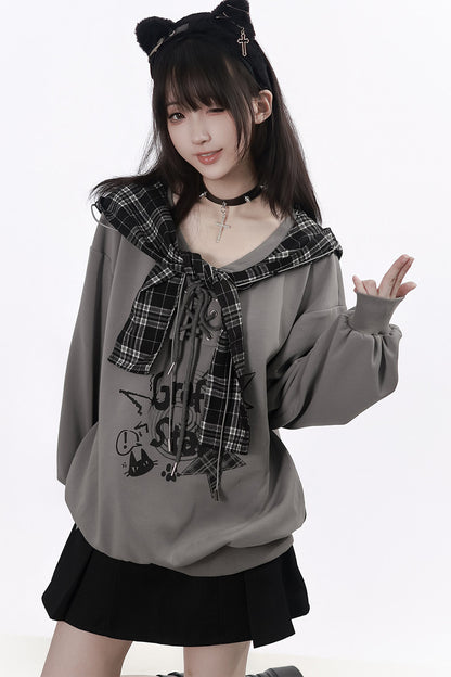 Plaid Shawl Jacket Set-Up