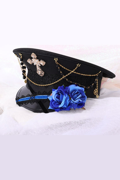 Dark Style Rose Sun Hat