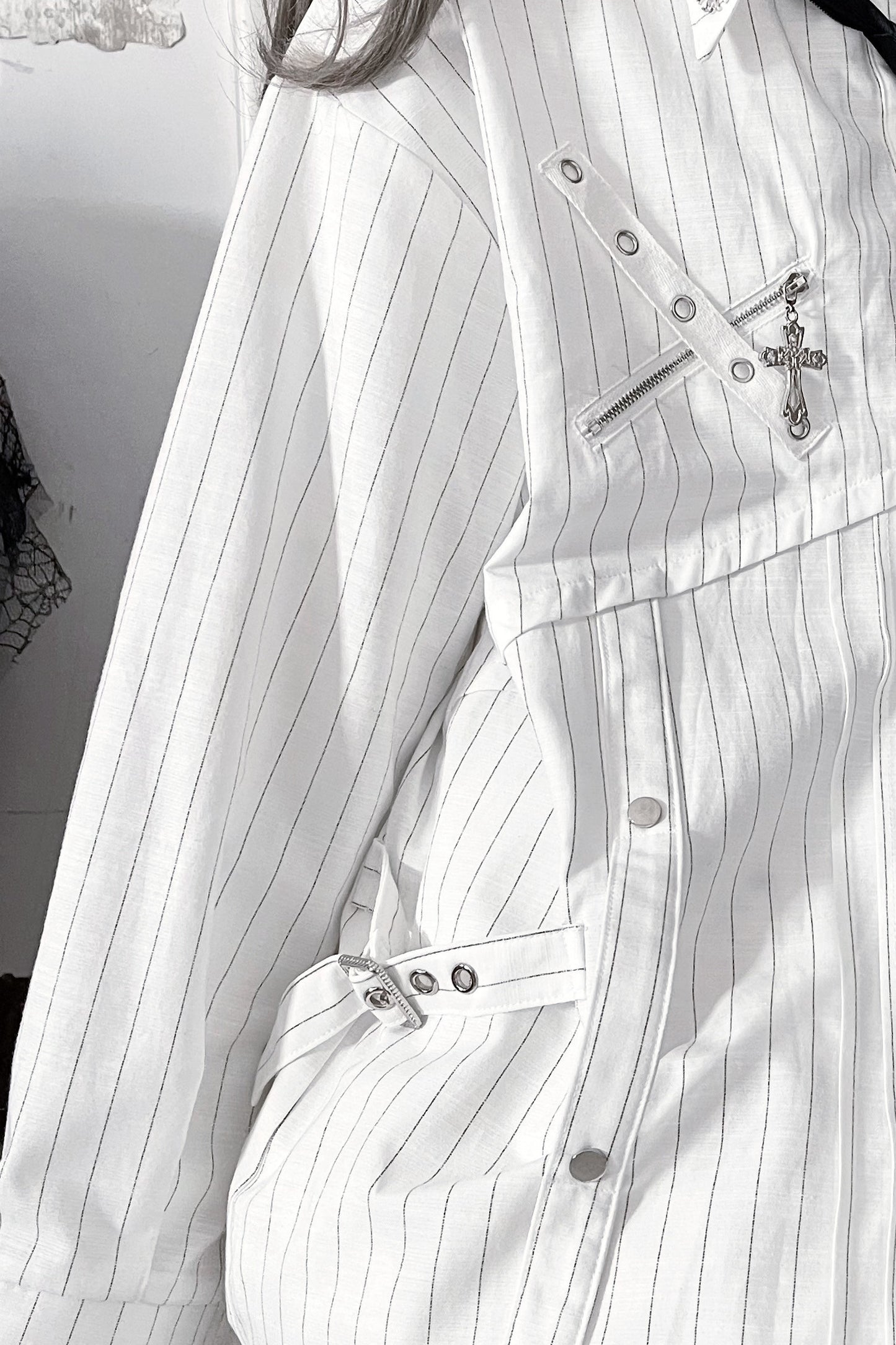 Fashion-Forward Long-Sleeve Shirt + Necktie
