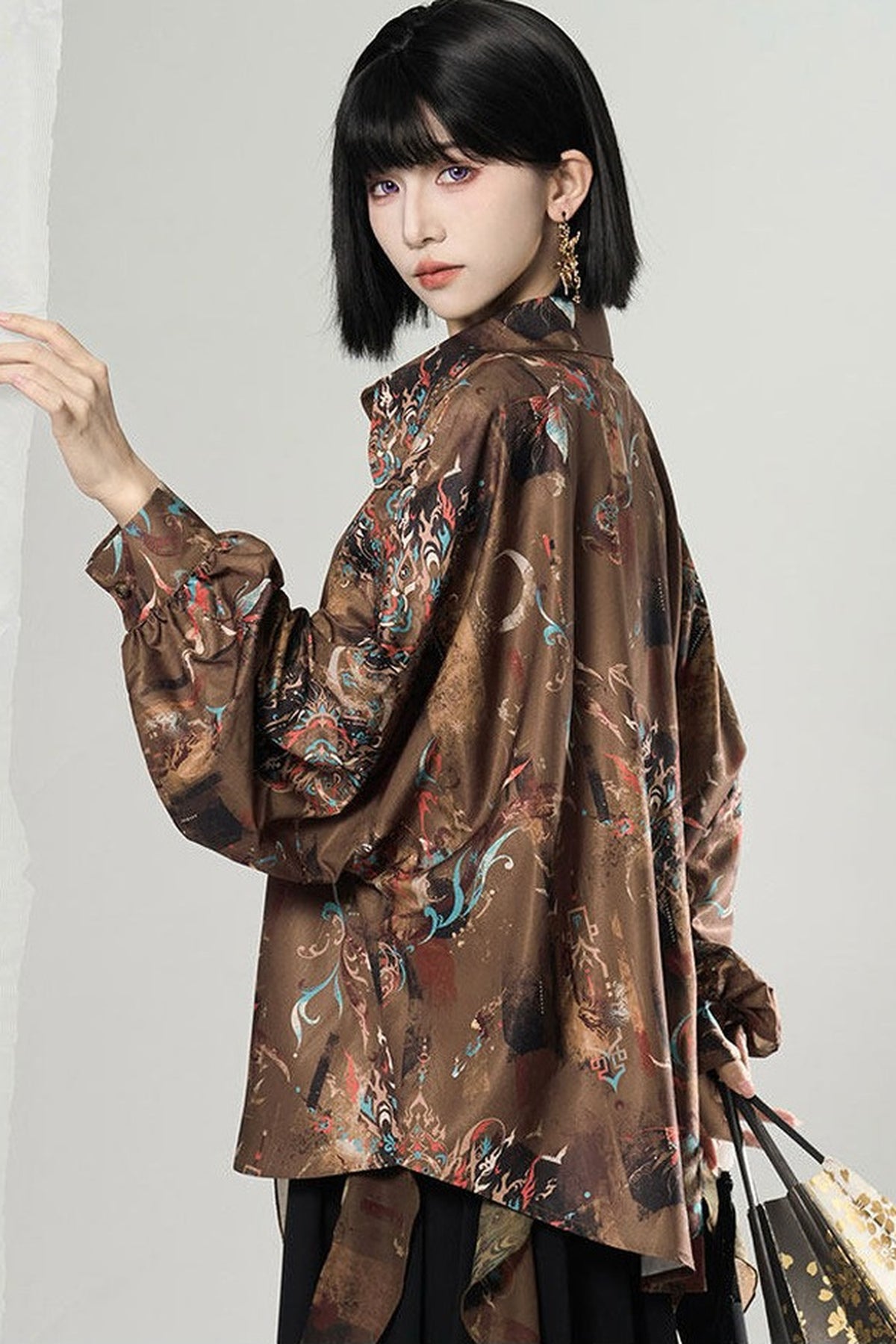 Unisex Loose Long Sleeve Shirt